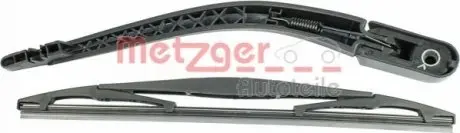 Важіль склоочисника (задній) Citroen C5/Peugeot 407 01-10 (+щітка) (L= 389mm) METZGER 2190283 Купити в Україні