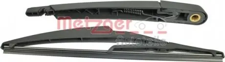 Фото Важіль склоочисника (задній) Citroen C3/Peugeot 5008/2008 09- (+щітка) (L= 372mm) METZGER (2190310) зображення 1