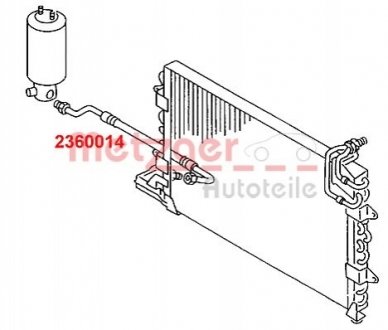 Автозапчастина METZGER 2360014