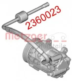 Трубка кондиционера C C5/407 1.6HDI компрессор METZGER 2360023