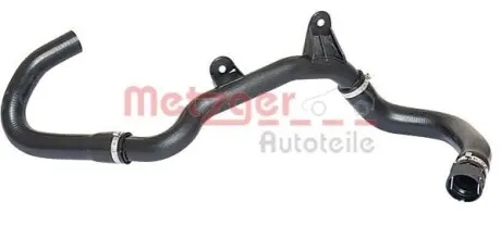 Фото Патрубок системи охолодження гумовий з фітингами METZGER (2420224) зображення 1
