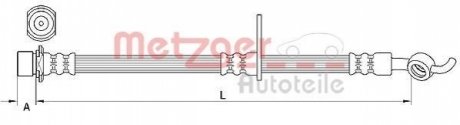 Тормозной шланг METZGER 4110986