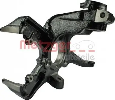 Кулак поворотний (цапфа) (передня/R) VW Caddy III 06-15 (3 отв.) (+ маточина) METZGER 58086002 Купити в Україні