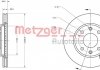 Диск тормозной (передний) Citroen AX/Saxo/Peugeot 106/206/309 96- (247x20.5) - METZGER 6110173 (424694, 4246A7, 424996)