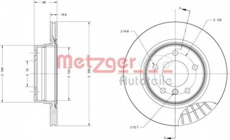 Автозапчасть METZGER 6110215