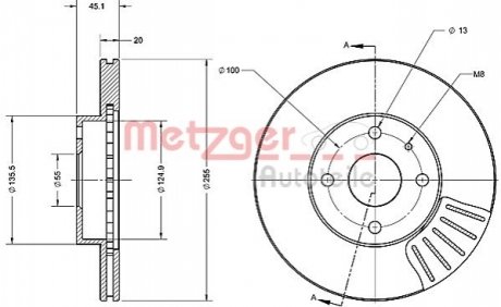 Автозапчастина METZGER 6110270 (фото 1)