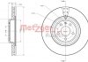 Диск тормозной (передний) Audi A4/A6 07-(L) (345х30) (с покрытием) (с прорезью) (вент.) METZGER 6110717 (фото 1)