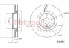 Диск гальмівний (передній) Audi A4/A5/Q5 15- (338х30) (з покриттям) (вент.) METZGER 6110951 (фото 2)