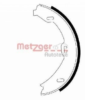 Тормозные колодки ручного тормоза METZGER MG978 (фото 1)