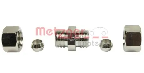 Зєднувач трубки гальмівний d=6.0 METZGER STT60