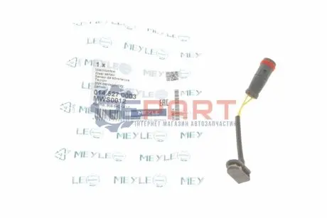 Фото 1 — Датчик зносу гальмівних колодок MB Sprinter/VW Crafter 06- (довжина 103мм.) MEYLE (014 527 0003) Фото Датчик зносу гальмівних колодок MB Sprinter/VW Crafter 06- (довжина 103мм.) MEYLE (014 527 0003) зображення 1