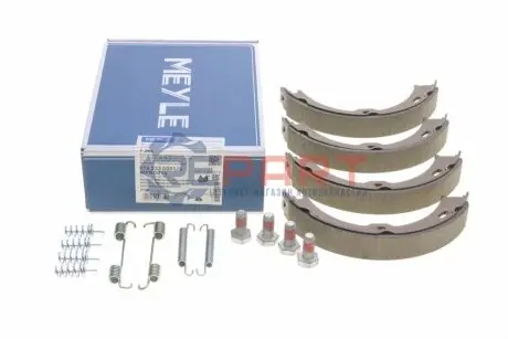 Фото Колодки ручника MB Sprinter/VW Crafter 06- (180x25) (з пружинками) MEYLE (0145330001S) зображення 1