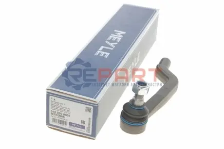 Наконечник тяги рульової (L) MB A-class (W169) 04-12 MEYLE 0160200007 Купити в Україні