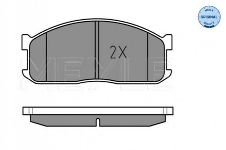 Тормозные колодки, дисковый тормоз.) MEYLE 0252000215W (фото 1)