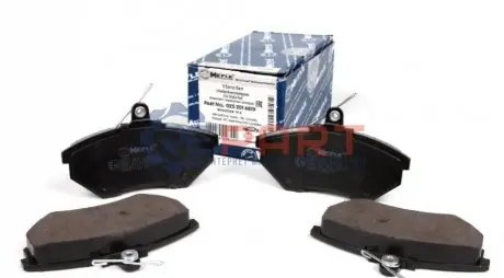 Комплект гальмівних колодок передн, AUDI 100 C3, 80 B3, 80 B4, A4 B5, CABRIOLET B3, COUPE B3 SEAT CORDOBA, CORDOBA VARIO, IBIZA II, INCA, TOLEDO I VW CADDY II, CORRADO 1.4-2.9 08.86-01.04 Meyle 0252016819 Купити в Україні