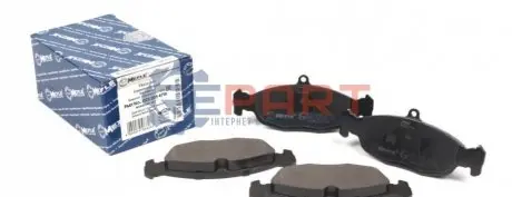 Комплект гальмівних колодок передн, DAEWOO LANOS, NEXIA JAGUAR XJ, XK 8 OPEL ASTRA F, ASTRA F CLASSIC, COMBO, CORSA A, CORSA A TR, CORSA B, KADETT E COMBO, TIGRA, VECTRA A 1.0-6.0 09.82 Meyle 0252054716 Купити в Україні