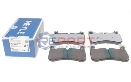 Комплект гальмівних колодок передн, LAND ROVER DEFENDER, DISCOVERY V, RANGE ROVER IV, RANGE ROVER SPORT II 2.0-5.0 08.12 Meyle 025 205 8117/PD Купити в Україні