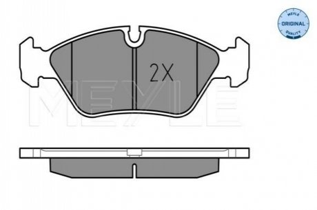 Тормозные колодки, дисковый тормоз.) MEYLE 0252062919
