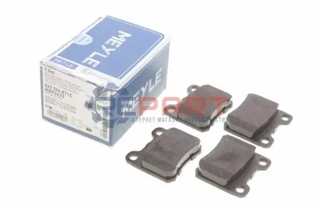 Фото Колодки гальмівні (задні) MB E-class (W201/W124) MEYLE (0252068715) зображення 1