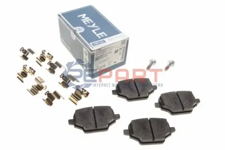 Комплект гальмівних колодок задн, CITROEN BERLINGO FIAT DOBLO OPEL COMBO, COMBO E TOUR / LIFE PEUGEOT PARTNER, RIFTER TOYOTA PROACE CITY, PROACE CITY VERSO 1.2-Electric 01.18 Meyle 025 207 6417/PD Купити в Україні