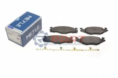 Колодки гальмівні (передні) VW Golf/Jetta 83-91 (137.9x15.3x49) Meyle 0252088715 Купити в Україні