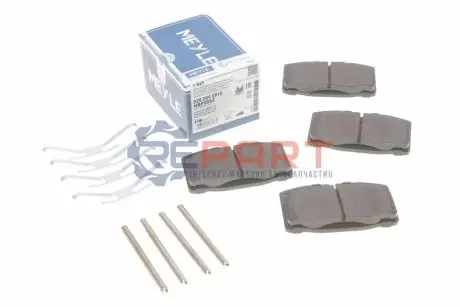 Тормозные колодки (передние) Opel Ascona/Vectra/Kadett/Omega/Corsa 75-03. Meyle 0252093915 Купить в Украине