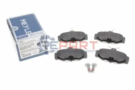 Комплект гальмівних колодок задн, FORD ESCORT V, ESCORT VI, SCORPIO I, SCORPIO II, SIERRA, SIERRA I, SIERRA II 1.3-2.9 08.82-10.98 Meyle 0252098113PD Купити в Україні