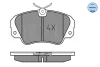 Комплект гальмівних колодок передн, OPEL OMEGA A, OMEGA B, SENATOR B 2.0-3.6 03.87-07.03 Meyle (0252136819) зображення 2