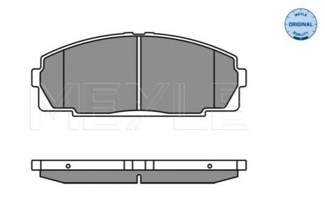 Тормозные колодки, дисковый тормоз.) MEYLE 0252146815 (фото 1)