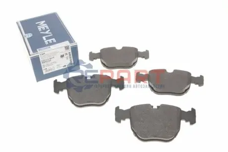 Комплект гальмівних колодок передн, BMW 5 (E39), 7 (E38), X3 (E83), X5 (E53) 2.0D-4.9 03.94-08.11 Meyle 0252148619 Купити в Україні