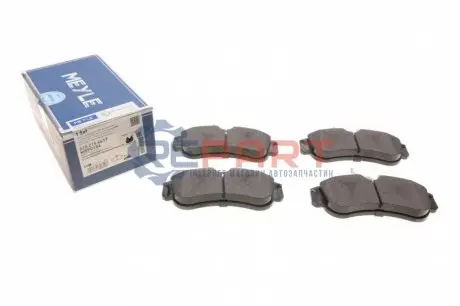 Фото Колодки гальмівні (передні) Nissan Almera II/Primera 1.5D-2.0D 90-06 MEYLE (025 215 4617) зображення 1