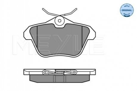 Тормозные колодки, дисковый тормоз.) MEYLE 0252160616
