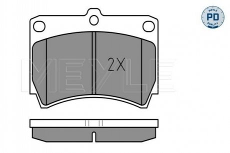 Тормозные колодки MAZDA P. 323 89- MEYLE 0252165415PD (фото 1)