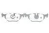 Фото Комплект гальмівних колодок задн, BMW 5 (E39) 2.0-4.4 09.95-05.04 Meyle (0252169117PD) зображення 3