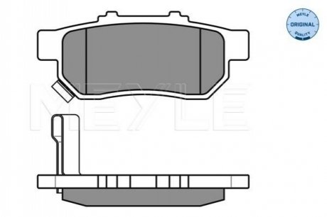 Тормозные колодки, дисковый тормоз.) MEYLE 0252173813W (фото 1)