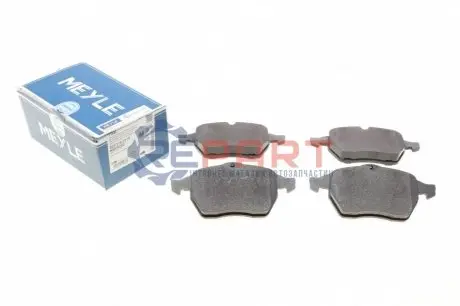 Комплект гальмівних колодок передн, OPEL ASTRA G, CALIBRA A, VECTRA B SAAB 900 II, 9-3, 9-5 1.6-3.0D 08.91-12.09 Meyle 0252182919 Купити в Україні