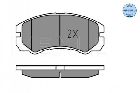 Тормозные колодки, дисковый тормоз.) MEYLE 0252184516W