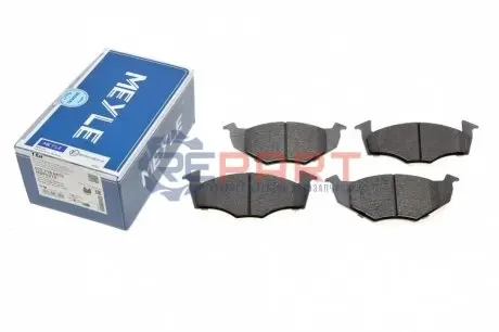 Комплект гальмівних колодок передн, SEAT CORDOBA, CORDOBA VARIO, IBIZA II, TOLEDO I VW GOLF III, POLO, POLO III CLASSIC, VENTO 1.0-1.9D 05.91-12.02 Meyle 0252186615 Купити в Україні