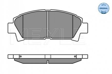 Тормозные колодки, дисковый тормоз.) MEYLE 0252196115W