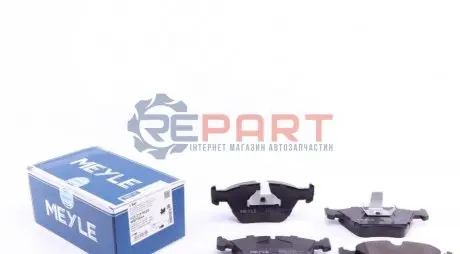 Комплект гальмівних колодок передн, BMW 5 (E34), 5 (E39) 2.0-3.5 03.90-05.04 Meyle 0252199020 Купити в Україні