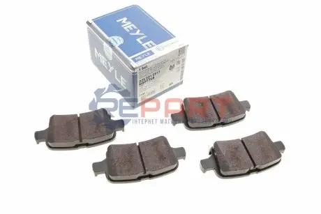 Комплект гальмівних колодок задн, OPEL AMPERA-E, ASTRA K, INSIGNIA B, INSIGNIA B COUNTRY, INSIGNIA B GRAND SPORT 1.0-Electric 06.15 Meyle 025 221 2917 Купити в Україні