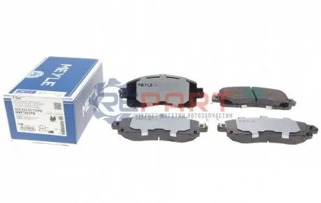 Колодки гальмівні (передні) Subaru Impreza 2.0 i 16-/XV 1.6-2.0 i 17 Meyle 0252220117PD Купити в Україні