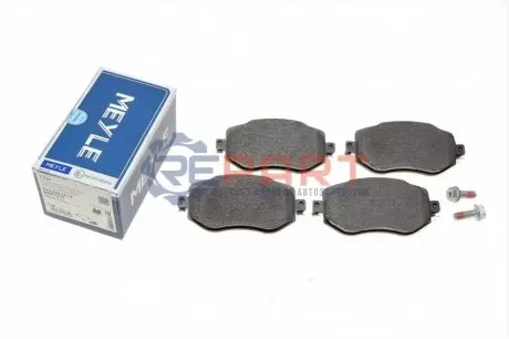 Комплект гальмівних колодок передн, RENAULT MEGANE IV 1.0-1.6 11.15 Meyle 0252261019 Купити в Україні