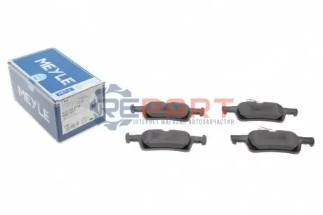 Фото Колодки гальмівні (задні) Ford Fiesta 1.0 EcoBoost 17-/Peugeot 308 1.6 HDi 14- MEYLE (0252280714) зображення 1