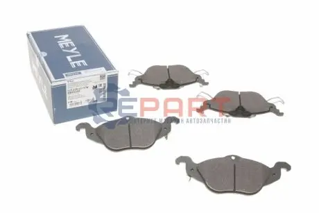 Комплект гальмівних колодок передн, OPEL ASTRA G, ASTRA G CLASSIC 1.2-2.0D 02.98-12.09 Meyle 0252306317W Купити в Україні