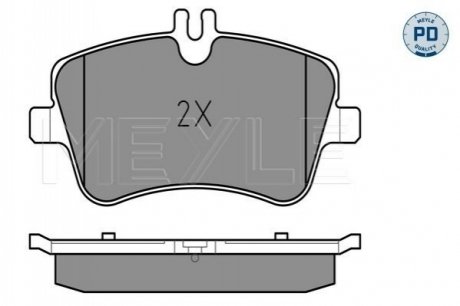 Тормозные колодки DB P. W203 C180-220 2000- MEYLE 0252314419PD