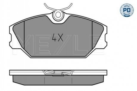 Колодки гальмівні RENAULT P. MEGANE/LAGUNA/SCENIC 96-03 MEYLE 0252317218PD