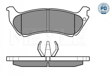 Колодки гальмівні DB T. W163 ML 98-05 MEYLE 0252319017PD (фото 1)