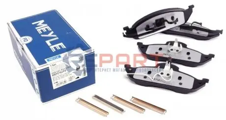 Фото 1 — Колодки гальмівні (передні) MB ML-class (W163) 98-05 MEYLE (0252319317PD) Фото Колодки гальмівні (передні) MB ML-class (W163) 98-05 MEYLE (0252319317PD) зображення 1