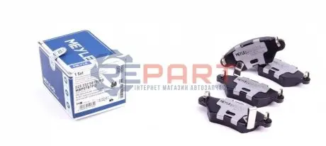 Комплект гальмівних колодок задн, OPEL ASTRA G, ASTRA G CLASSIC, ZAFIRA A 1.2-2.2D 02.98-12.09 Meyle 0252325817PD Купити в Україні